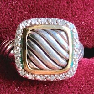 Sterling Silver w/Diamonds